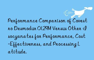performance comparison of  desmodur 0129m versus other isocyanates for performance, cost-effectiveness, and processing latitude.