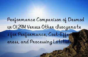 performance comparison of desmodur 0129m versus other isocyanates for performance, cost-effectiveness, and processing latitude.