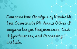 comparative analysis of  cosmonate ph versus other isocyanates for performance, cost-effectiveness, and processing latitude.