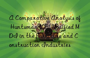 a comparative analysis of  1051 modified mdi in the furniture and construction industries