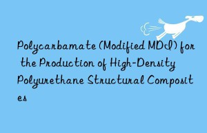 polycarbamate (modified mdi) for the production of high-density polyurethane structural composites