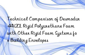 technical comparison of desmodur 44v20l rigid polyurethane foam with other rigid foam systems for building envelopes