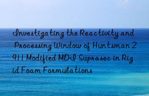 investigating the reactivity and processing win of  2911 modified mdi suprasec in rigid foam formulations