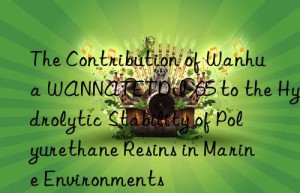 the contribution of  wannatetdi-65 to the hydrolytic stability of polyurethane resins in marine environments