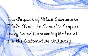 the impact of mitsui cosmonate tdi-100 on the acoustic properties of sound dampening materials in the automotive industry
