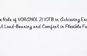 the role of voranol 2110tb in achieving excellent load-bearing and comfort in flexible foams