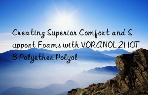 creating superior comfort and support foams with voranol 2110tb polyether polyol