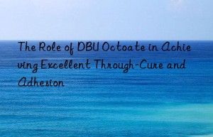the role of dbu octoate in achieving excellent through-cure and adhesion