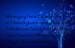 Minimizing Foam Defects with Tris(3-dimethylaminopropyl)amine: Its Balanced Catalytic Effect Prevents Unwanted Blowholes and Settling in the Foam Matrix