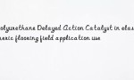 Polyurethane Delayed Action Catalyst in elastomeric flooring field application use