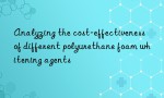 Analyzing the cost-effectiveness of different polyurethane foam whitening agents
