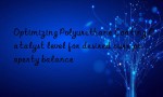 Optimizing Polyurethane Coating Catalyst level for desired cure property balance