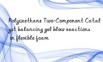 Polyurethane Two-Component Catalyst balancing gel blow reactions in flexible foam