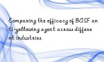 Comparing the efficacy of BASF anti-yellowing agent across different industries