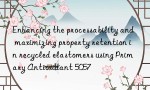 Enhancing the processability and maximizing property retention in recycled elastomers using Primary Antioxidant 5057