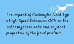 The impact of Carboxylic Acid Type High-Speed Extrusion ACM on the vulcanization rate and physical properties of the final product