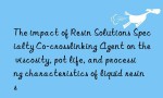 The impact of Resin Solutions Specialty Co-crosslinking Agent on the viscosity, pot life, and processing characteristics of liquid resins