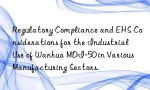 Regulatory Compliance and EHS Considerations for the Industrial Use of Wanhua MDI-50 in Various Manufacturing Sectors.