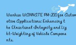 Wanhua WANNATE PM-200 for Automotive Applications: Enhancing the Structural Integrity and Light-Weighting of Vehicle Components.