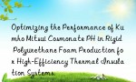 Optimizing the Performance of Kumho Mitsui Cosmonate PH in Rigid Polyurethane Foam Production for High-Efficiency Thermal Insulation Systems.