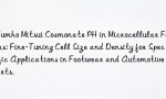 Kumho Mitsui Cosmonate PH in Microcellular Foams: Fine-Tuning Cell Size and Density for Specific Applications in Footwear and Automotive Parts.