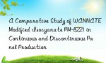A Comparative Study of WANNATE Modified Isocyanate PM-8221 in Continuous and Discontinuous Panel Production