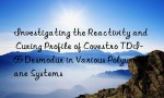 Investigating the Reactivity and Curing Profile of Covestro TDI-65 Desmodur in Various Polyurethane Systems