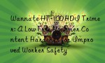 Wannate HT-100 HDI Trimer: A Low Free Monomer Content Hardener for Improved Worker Safety