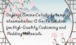 Organic Amine Catalysts & Intermediates: A Go-To Solution for High-Quality Cushioning and Padding Materials