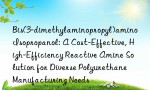Bis(3-dimethylaminopropyl)amino Isopropanol: A Cost-Effective, High-Efficiency Reactive Amine Solution for Diverse Polyurethane Manufacturing Needs