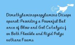 Dimethylaminopropylamino Diisopropanol: Providing a Powerful Balance of Blow and Gel Catalysis for Both Flexible and Rigid Polyurethane Foams