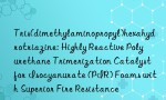 Tris(dimethylaminopropyl)hexahydrotriazine: Highly Reactive Polyurethane Trimerization Catalyst for Isocyanurate (PIR) Foams with Superior Fire Resistance