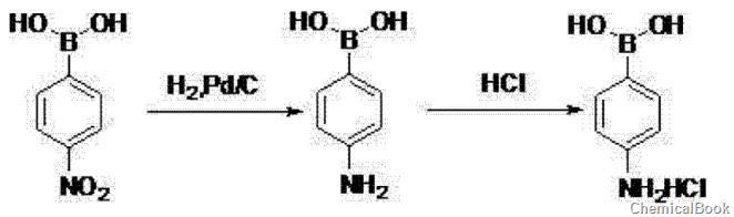 4-Aminophenylboronic acid-Preparation 2