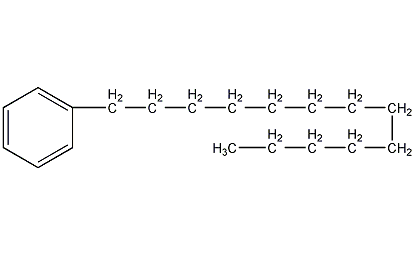 tridecylbenzene structural formula