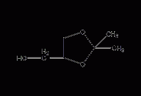 2,2-dimethyl-4-hydroxymethyl-1,3-dioxolane Structural formula