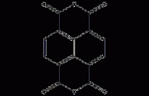 Naphthalene-1,4,5,8-tetracarboxylic dianhydride structural formula