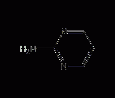 2-氨基嘧啶结构式