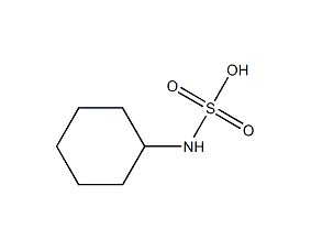 cyclohexylaminosulfamic acid structural formula