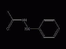 β-acetylphenylhydrazine structural formula
