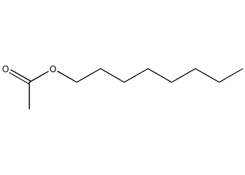 structural formula of octyl acetate