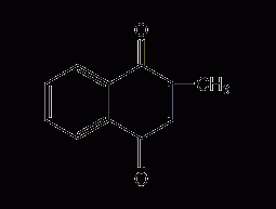 2-Methyl-1,4-naphthoquinone structural formula