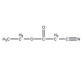 ethyl cyanoacetate structural formula