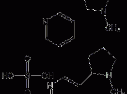 Nicotine sulfate structural formula