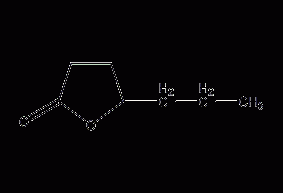 γ-enantholactone structural formula