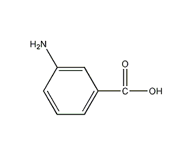 m-aminobenzoic acid structural formula