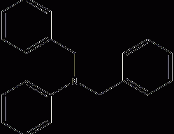 N,N-dibenzylaniline structural formula