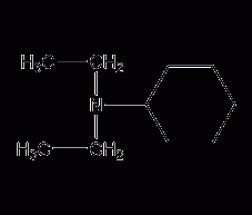 N,N-diethylcyclohexylamine structural formula