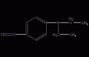 N,N-diethyl o-nitroaniline structural formula