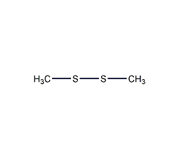 Dimethyl disulfide structural formula