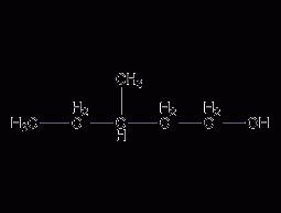 3-methyl-1-pentanol structural formula